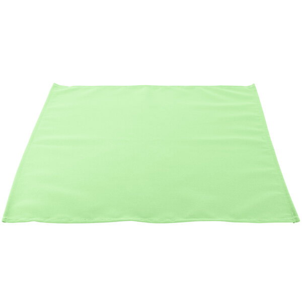 A seafoam green fabric with a white background.