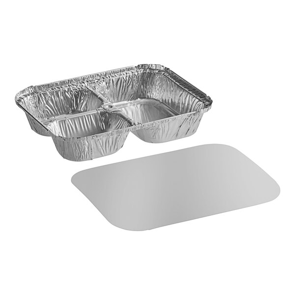 thumbnail image 2 of Handi-Foil Oblong Aluminum Take-Out Pans With Dome Lids – 2.25 Lb, 25 Sets 2 of 4