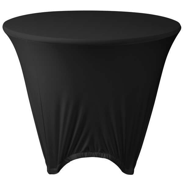 Marko Emb5026r48014 Embrace 48 Round Black Spandex Table Marko Emb5026r48014 Embrace 48 Round Black Spandex Table Cover Main Picture