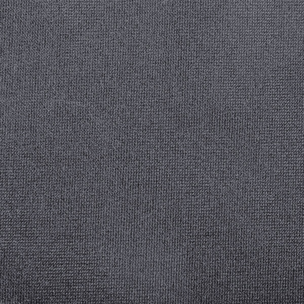A close-up of a charcoal spandex fabric.