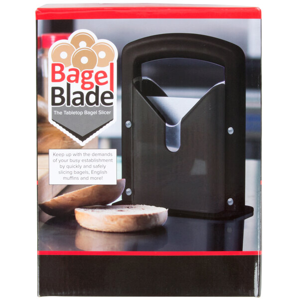 Bagel Blade Black Commercial Bagel Slicer NSF Bagel Cutter