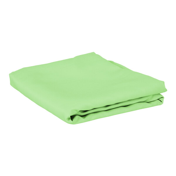 Intedge 72" x 72" Square Seafoam Green 100% Polyester Hemmed Cloth Table Cover