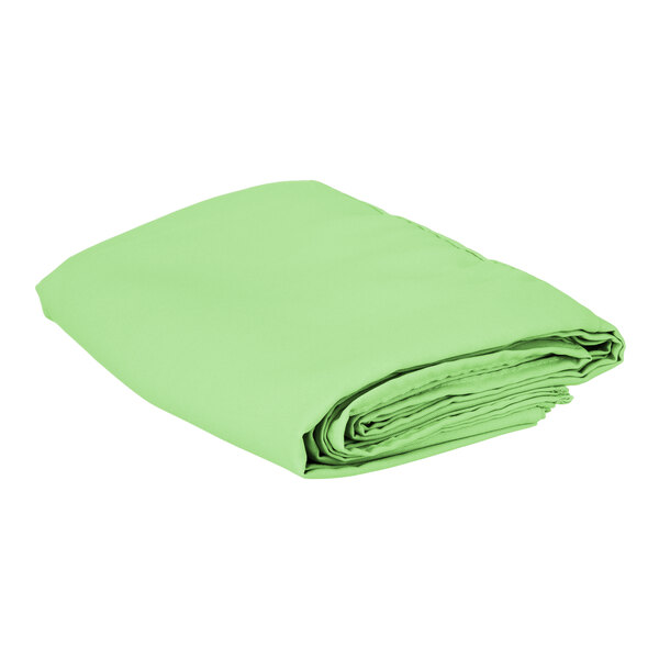 Intedge 90" x 90" Square Seafoam Green 100% Polyester Hemmed Cloth Table Cover