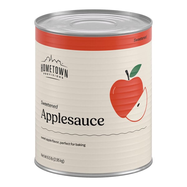 Hometown Provisions Can Sweetened Applesauce - 6/Case