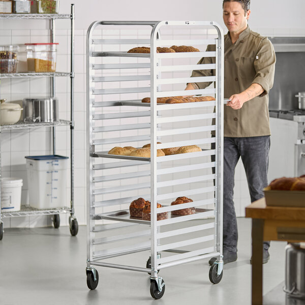 Metro RT183N 18 Pan End Load Bun / Sheet Pan Rack - Unassembled