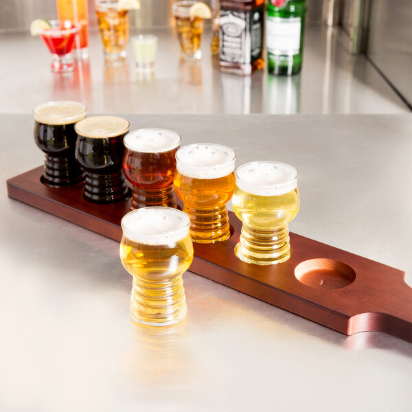 Libbey Craft Cider / Beer Flight Set 6 Glasses