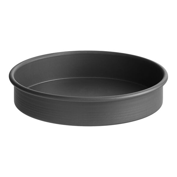 An American Metalcraft hard coat anodized aluminum round cake pan.