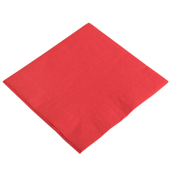 Red Cocktail Napkins Ply Customizable Case