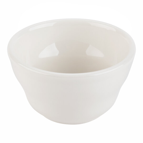 Tuxton TRE-046 Reno / Nevada 7 oz. Eggshell China Bouillon Cup - 36/Case