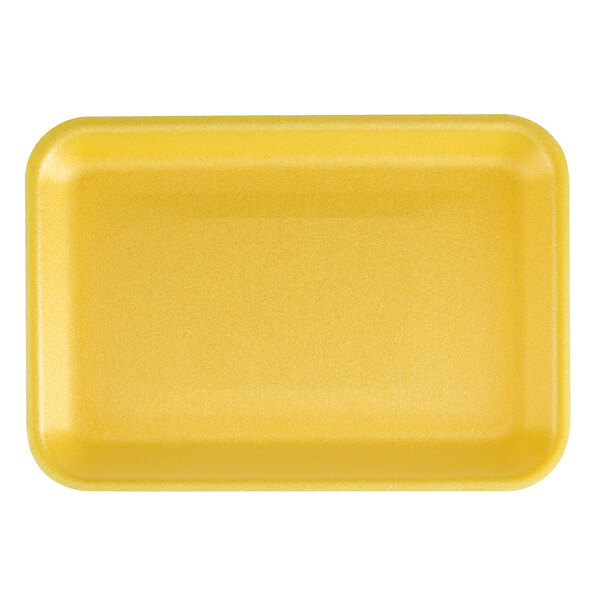 500/PK #2 Yellow Foam Meat Trays CKF 2Y 
