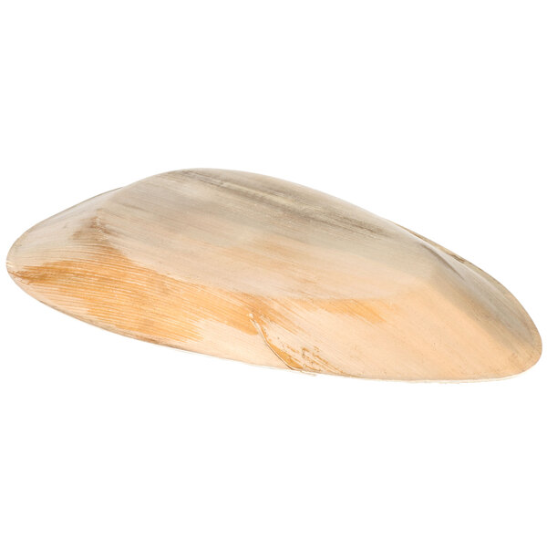 An EcoChoice palm leaf tray with a white background.