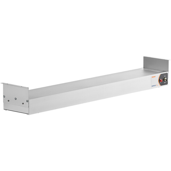 A Nemco stainless steel rectangular infrared strip heater.