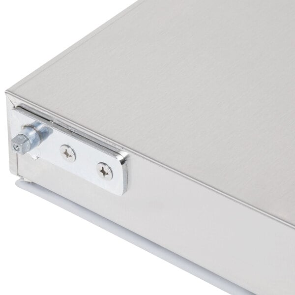 A stainless steel Avantco replacement door for refrigeration equipment.