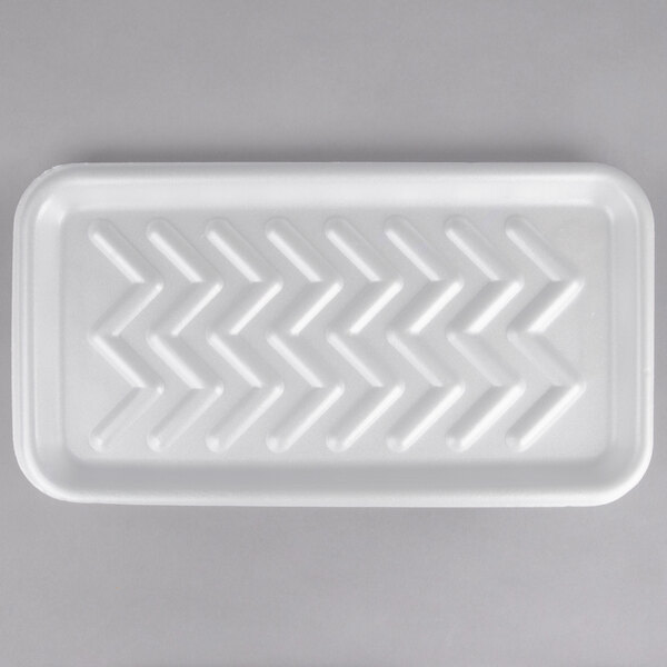 Frozen Food Trays #35-5S White Foam Meat Trays 125-Piece CKF 35SW 