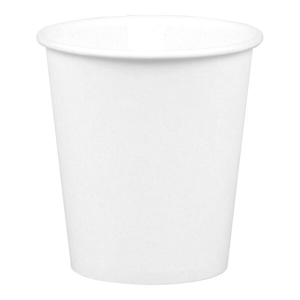 Bare by Solo 44-2050 Eco-Forward 3 oz. Wax Treated White Paper Cold Cup - 5,000/Case
