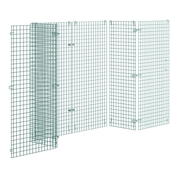 A Regency wire mesh cage with a grid door.