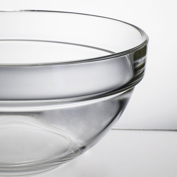 Arcoroc 10027 39 Oz Stackable Glass Ingredient Bowl By Arc Cardinal 24case 1120