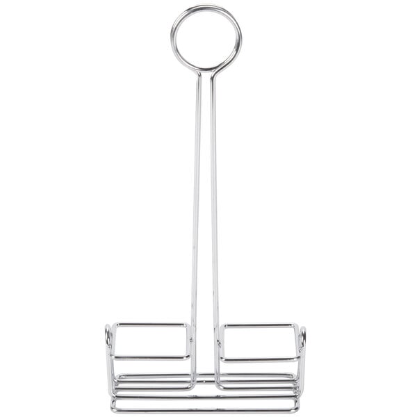 long pair of tongs on a white background