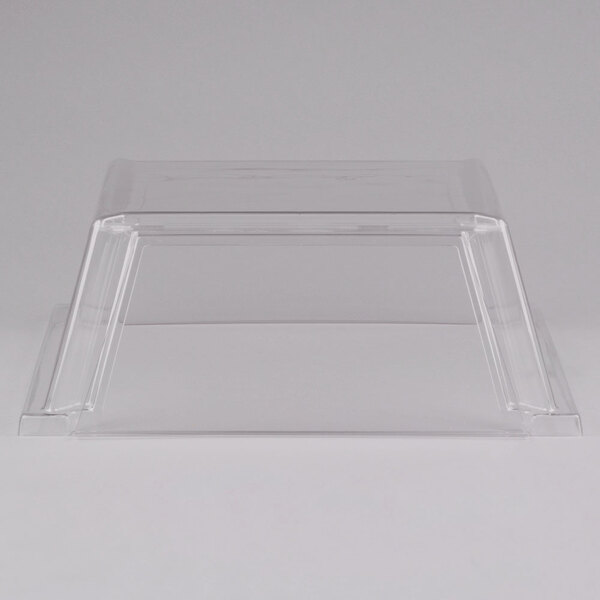 A clear plastic box with a white border.