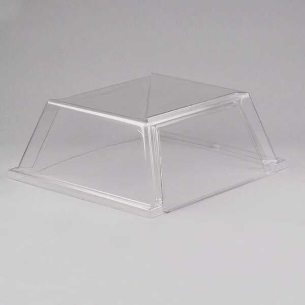 a clear plastic box with a clear surface