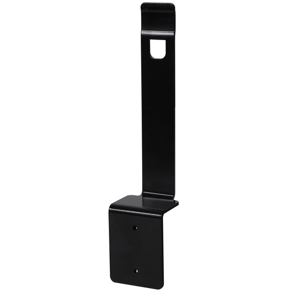 A black metal Purell rail mount with a white rectangular border.