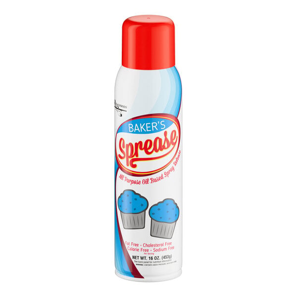 Baker's Sprease 16 oz. Baking Release Spray - 6/Case