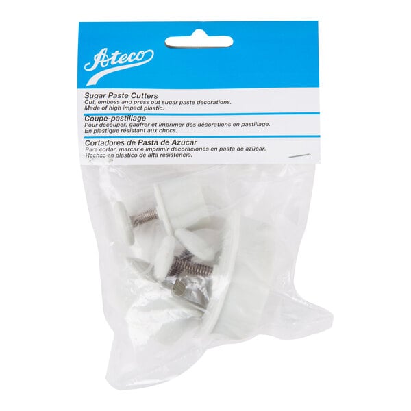 Ateco 1956 3-Piece Rose Plastic Plunger Cutter Set