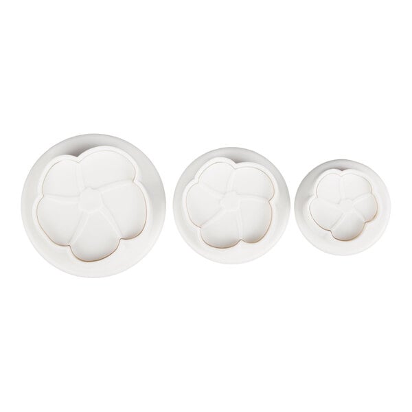 Ateco 1950 3-Piece Flower Plastic Plunger Cutter Set