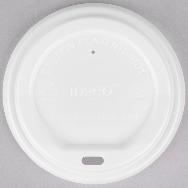 EcoChoice 10 20 Oz White Compostable And Biodegradable Paper Hot Cup