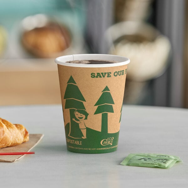 Promotional Eco-Friendly Compostable Cups (12 Oz.)