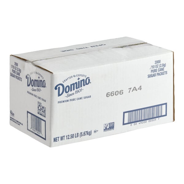 Domino 2.8 Gram Sugar Packets - 2,000/Case