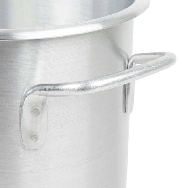 Vollrath 4302 Wear-Ever 9 Qt. Classic Aluminum Rolled Edge Stock Pot