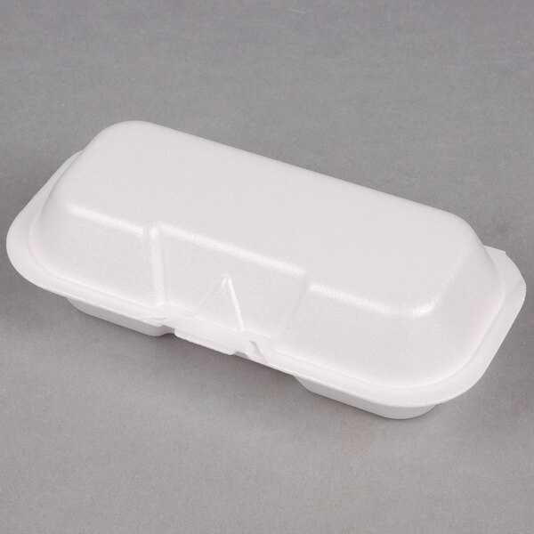 styrofoam hot dog containers