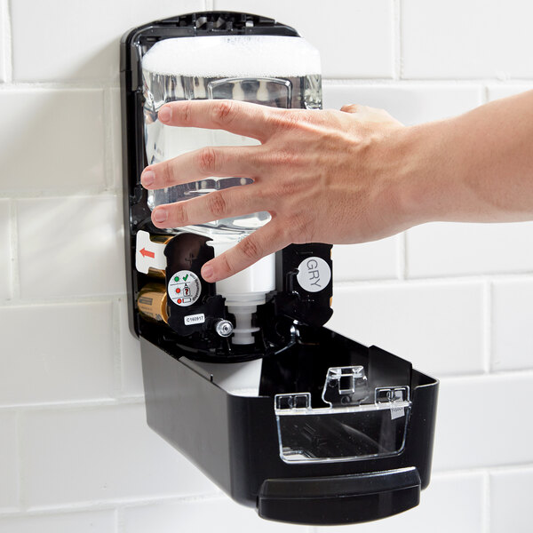 GOJO® 191904 LTX12 1200 mL Chrome Touchless Hand Soap Dispenser