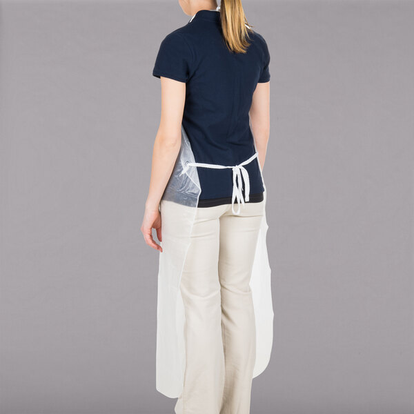 Clear 8 Mil Vinyl Dishwasher Apron