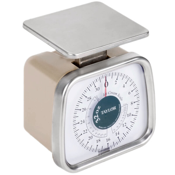 for Ice Cream 32 oz x 1//4 oz Taylor TP32 Mechanical SS Fixed Dial Portion Scale
