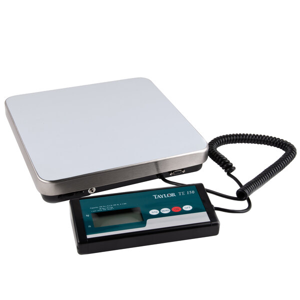 Te150 150 Lb Digital Receiving Scale With Remote Display Taylor Te150 150 Lb Digital Receiving Scale With Remote Display