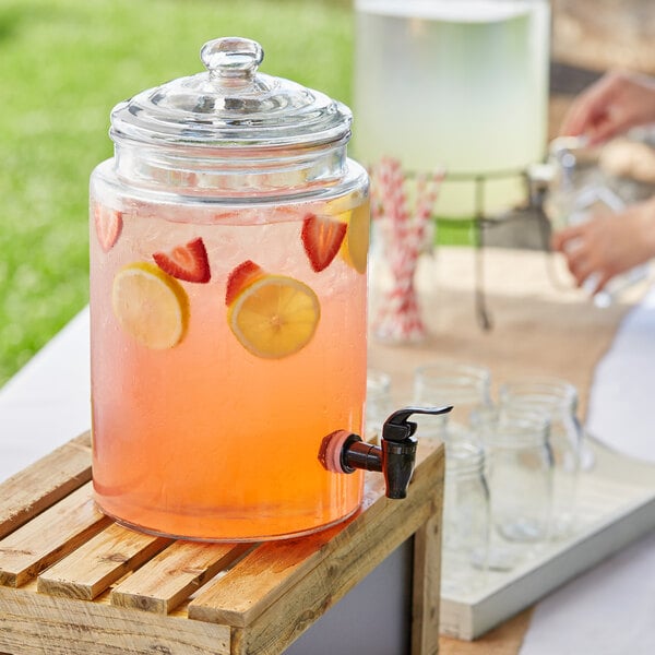 glass drink dispenser