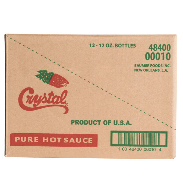 Crystal 12 oz. Hot Sauce 12/Case