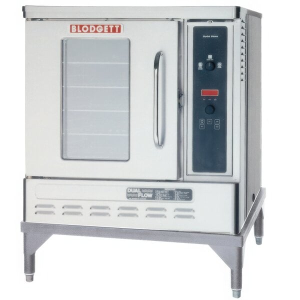 A white Blodgett liquid propane convection oven with a door.