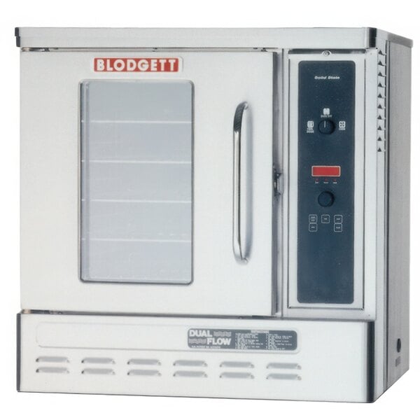 A white Blodgett convection oven base unit with a door and a handle.