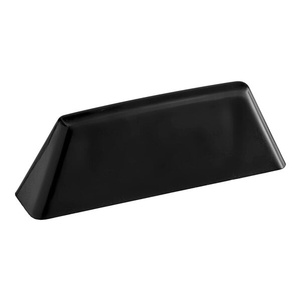 A black rectangular Turbo Air lid handle.