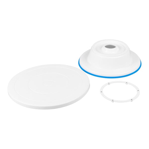 Ateco 608 11" Revolving Plastic Cake Turntable / Stand with Non-Slip Base