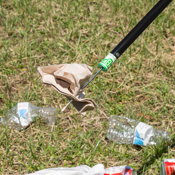 a plastic bottle in the grass