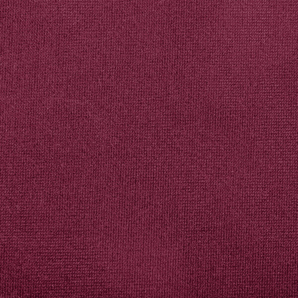 A close-up of a burgundy Snap Drape Contour table cover.