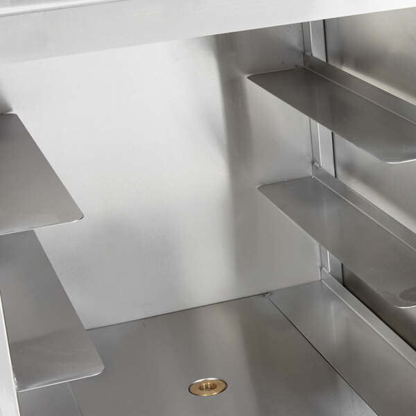 Regency Stainless Steel Flat Top Glass Rack Storage Unit 23" x 24"