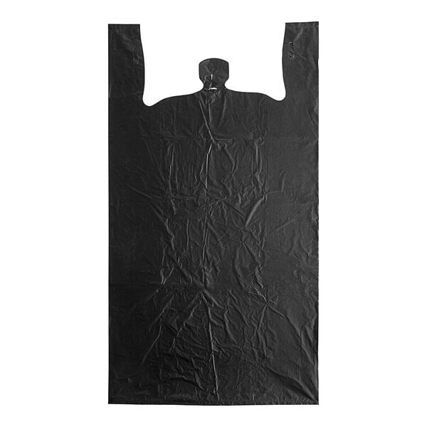 Choice Extra Large Size Black Heavy-Duty Unprinted Plastic T