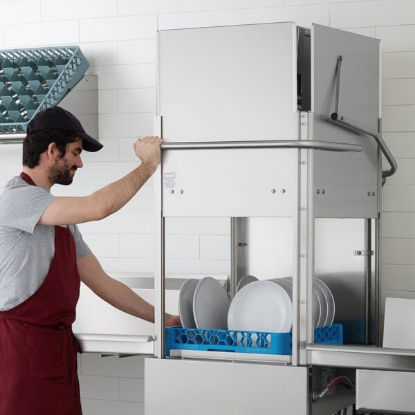 Noble Warewashing 1-HH-NO Low Temperature Tall Door Type Dishwasher - 115V