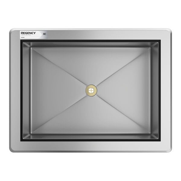 Regency DIIB-182410 18" x 24" Stainless Steel Drop-In Ice Bin