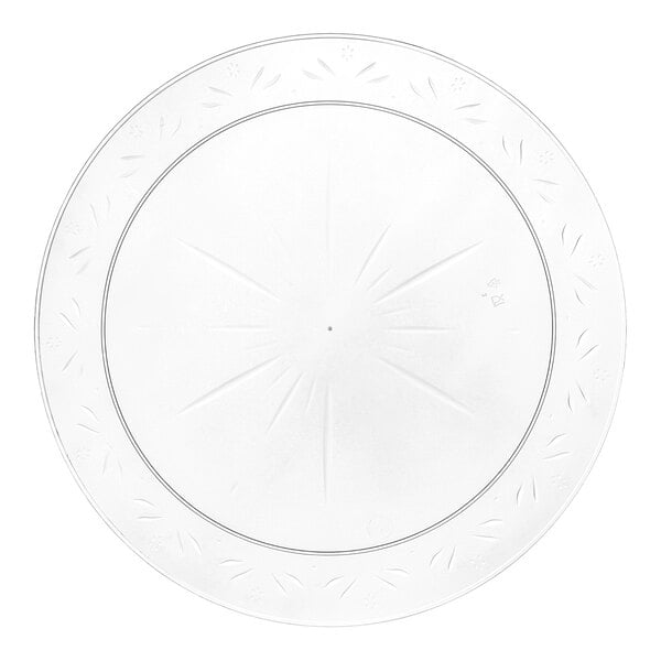 Choice 9" Clear Plastic Plate - 240/Case